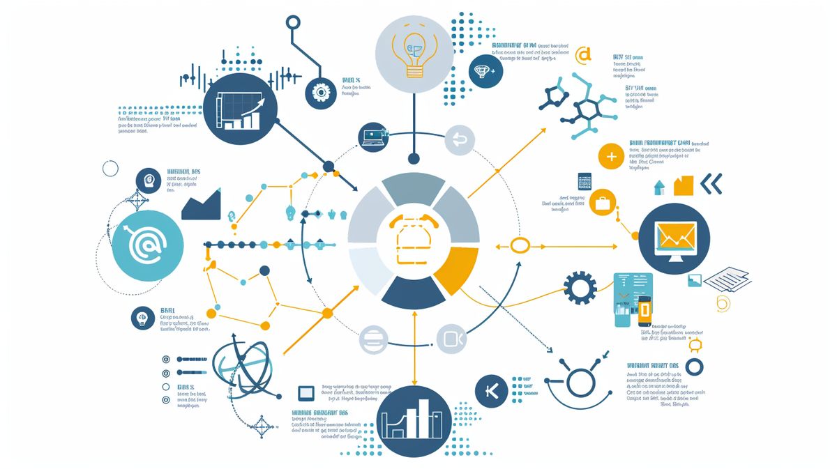 Diagramm des CRISP-DM-Prozessmodells für Data Mining und Analytik