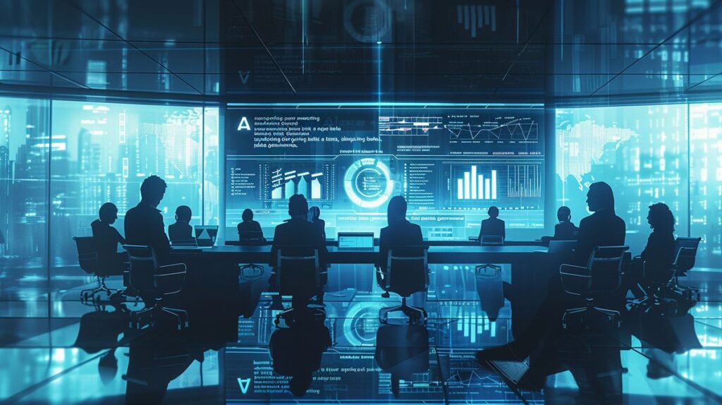 Diagramm zur Data Governance auf Deutsch mit Schwerpunkten auf Datenqualität, Sicherheit und Compliance