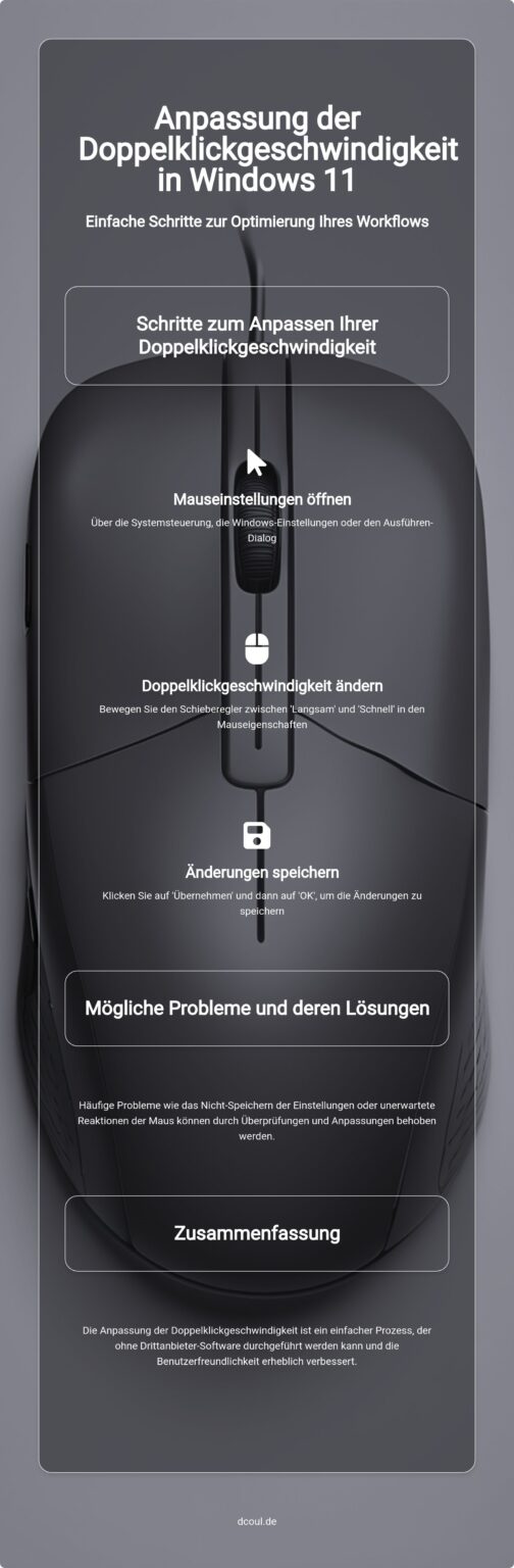 Anleitung Doppelklick Maus Einstellen Windows 11 Präzise, Schnell dcoul.de